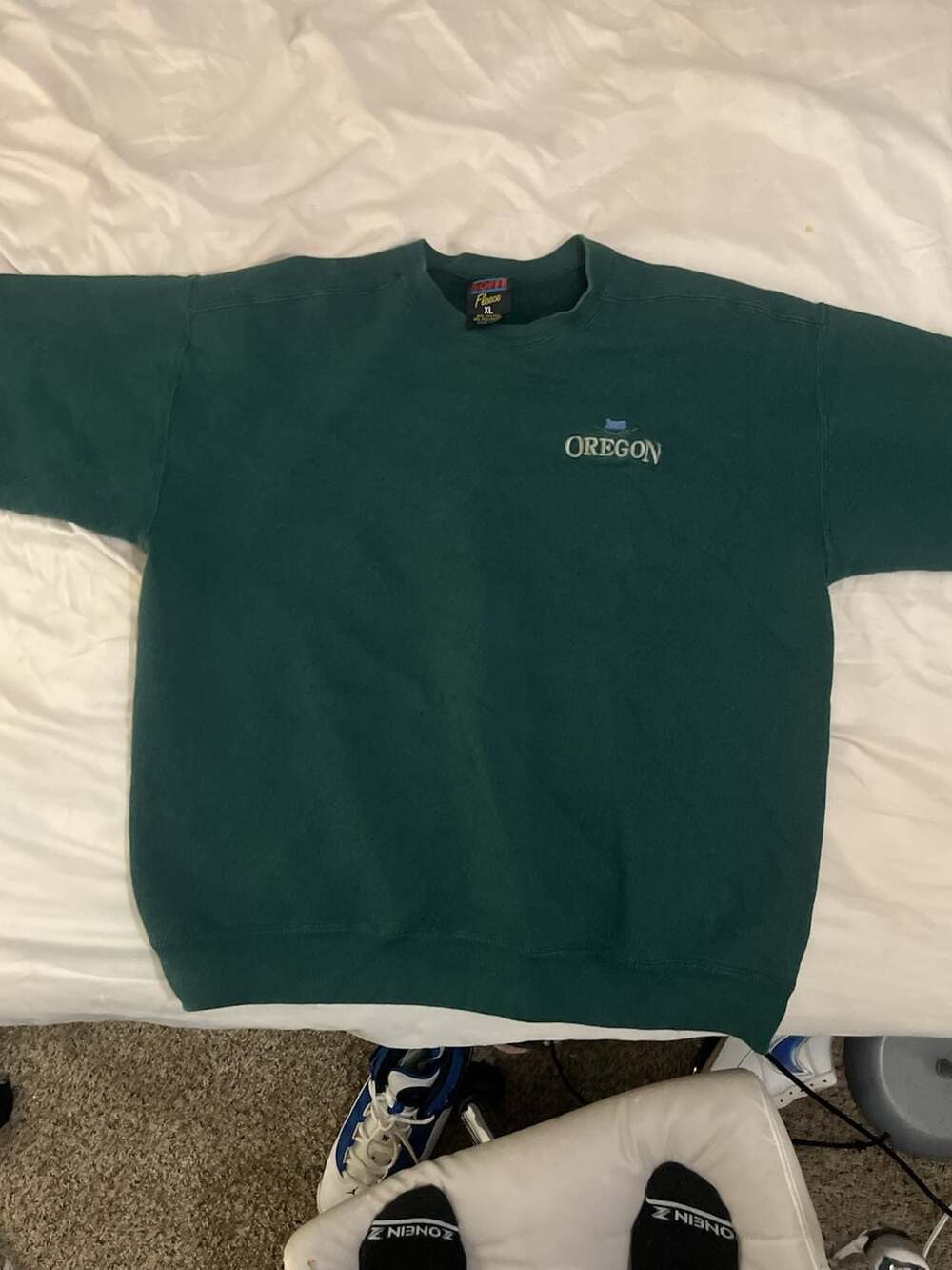 Vintage Soffe Fleece Oregon Embroidered Crewneck Sweatshirt XL
